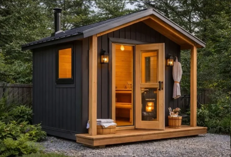 Outdoor sauna