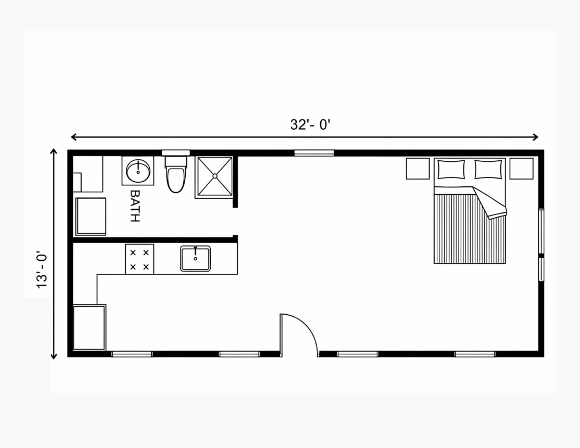 Huron 1 floor plan