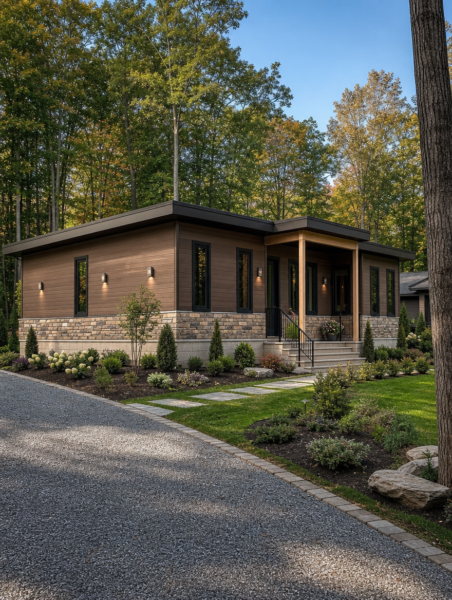 Contemporary modular home