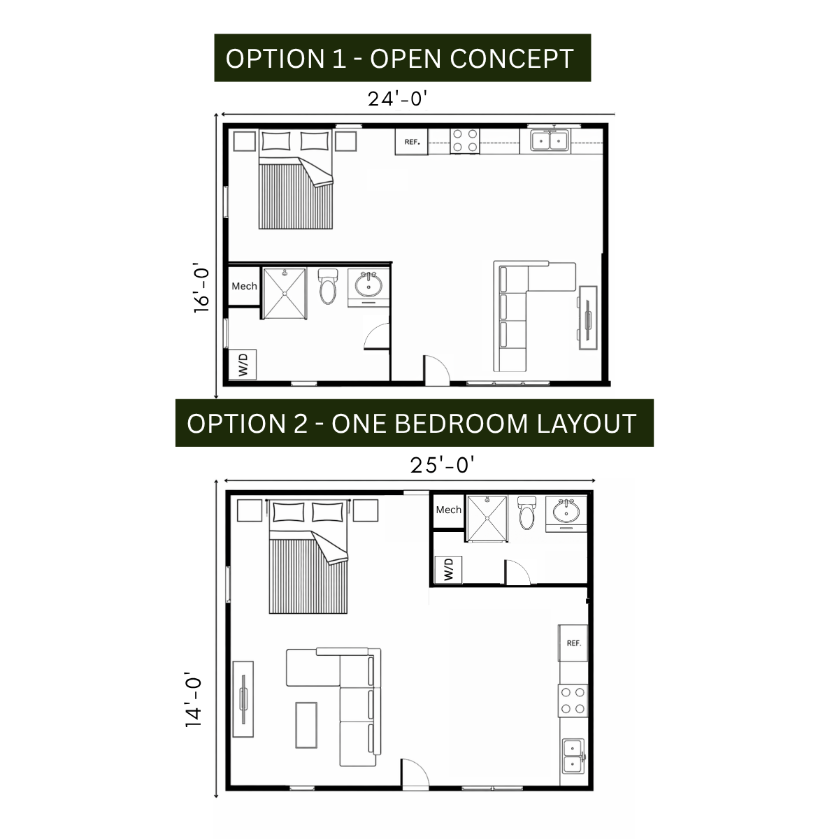 Affordable housing Model 1 floor plan