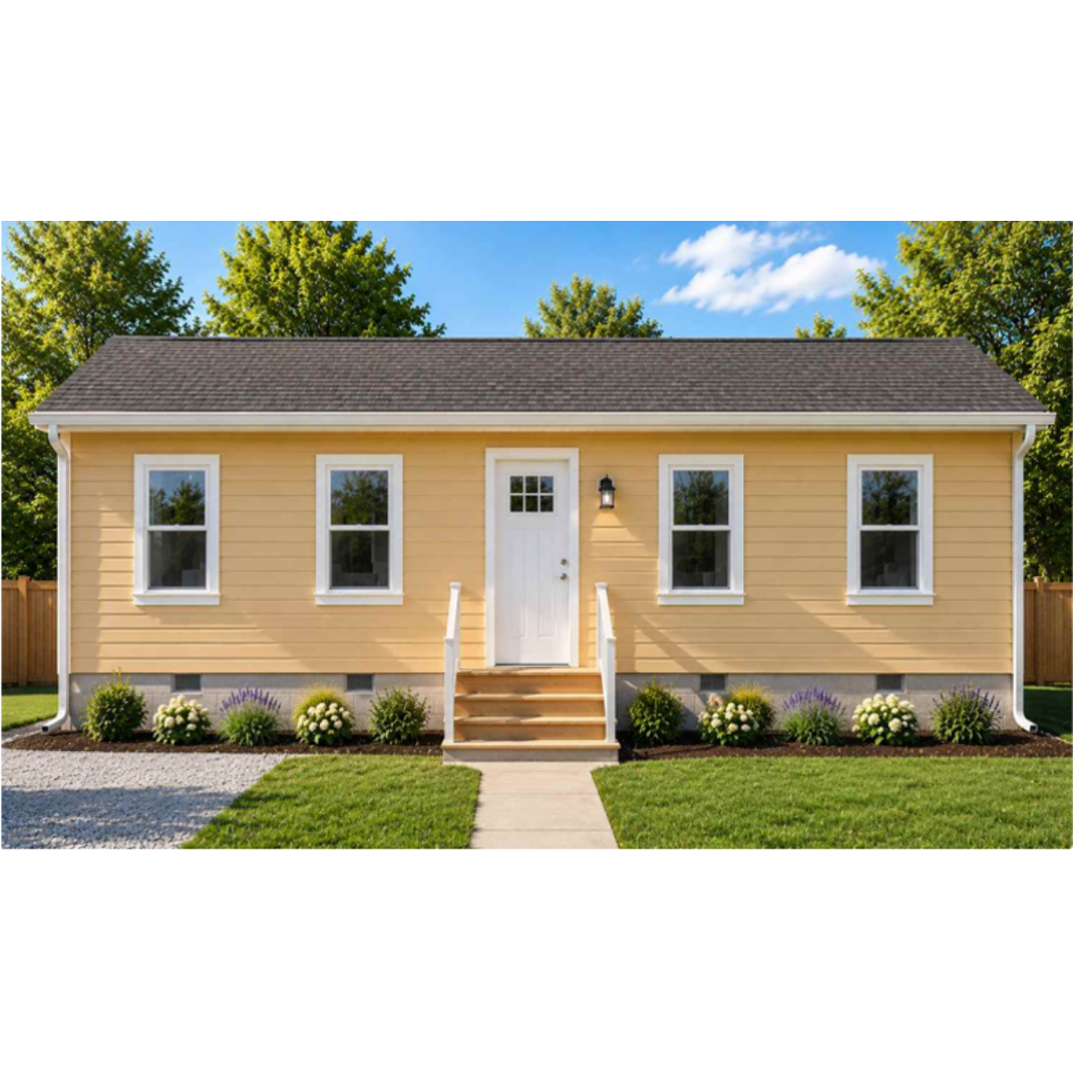 Affordable housing Model 3 exterior rendering