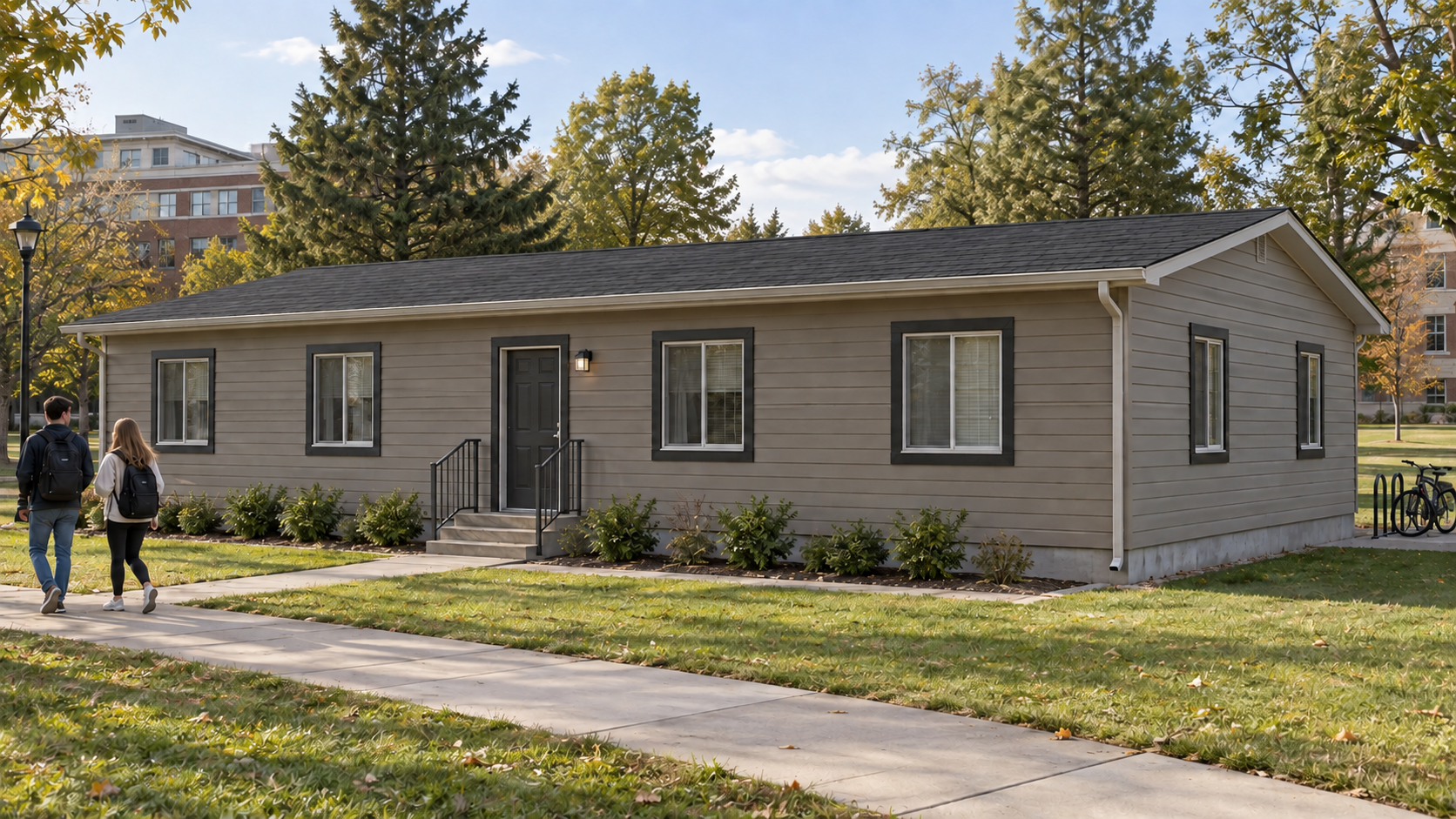 4-bedroom student suite exterior