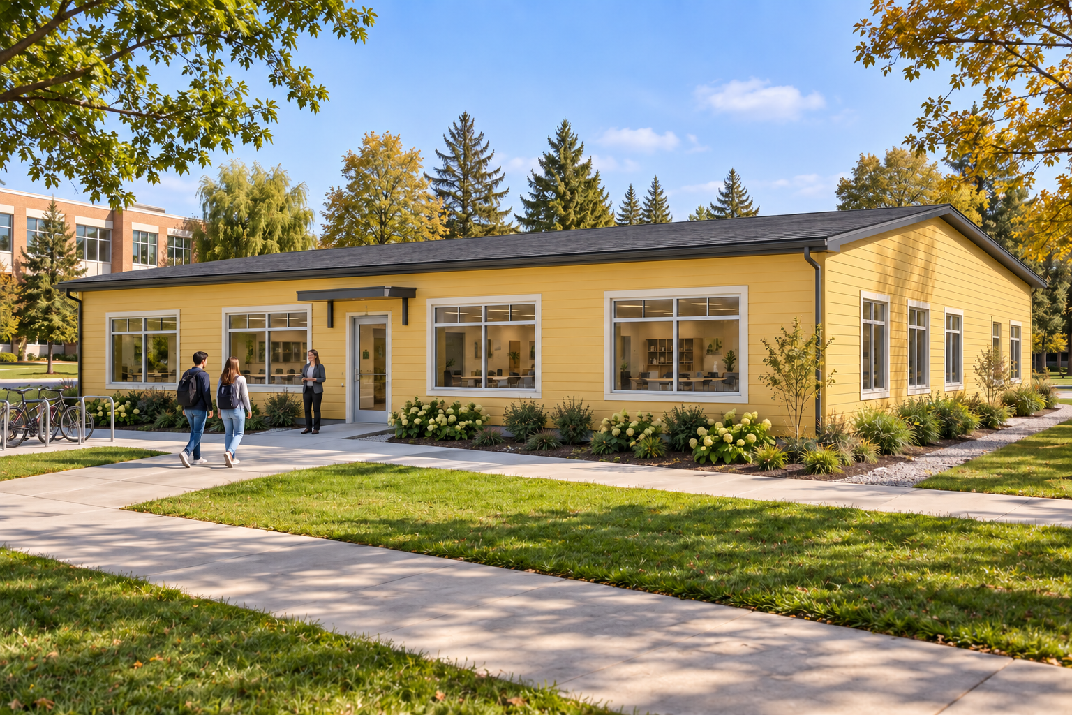 University lecture unit exterior